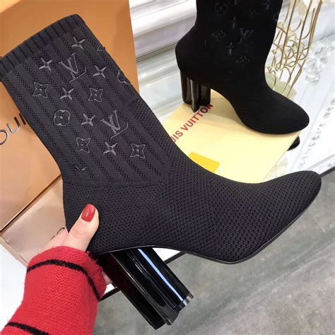 louis vuitton heel booties|vivica fox louis vuitton boots.